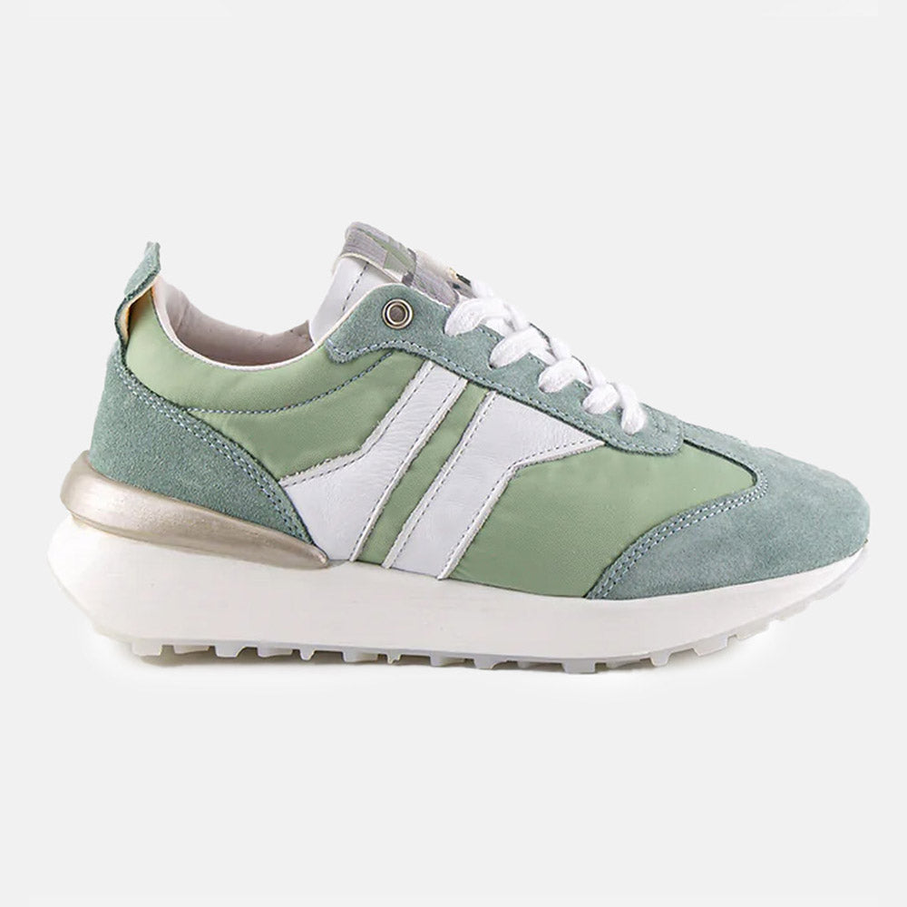 SHERRI LOW SNEAKERS IN GREEN SUEDE