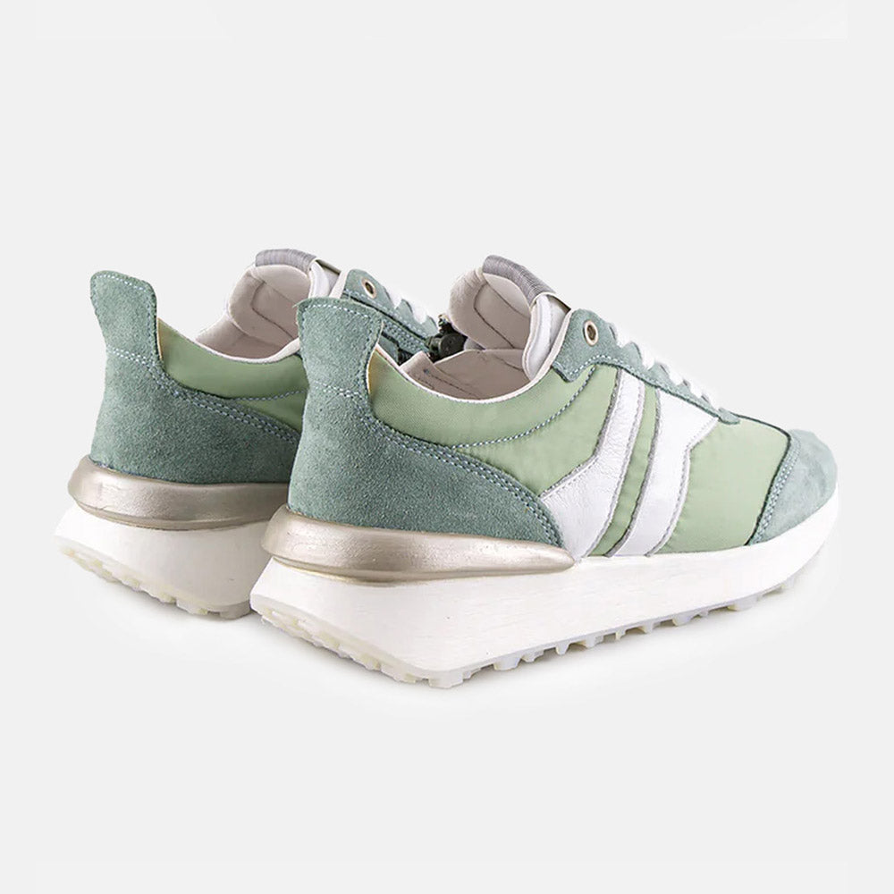 SHERRI LOW SNEAKERS IN GREEN SUEDE