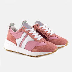 SHERRI LOW SNEAKERS IN PINK BLUSH SUEDE